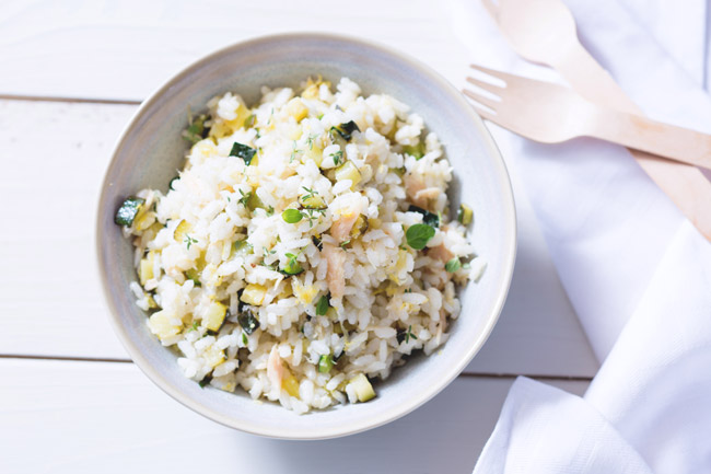 Ricetta Riso freddo con tonno, zucchine e limone - La ...